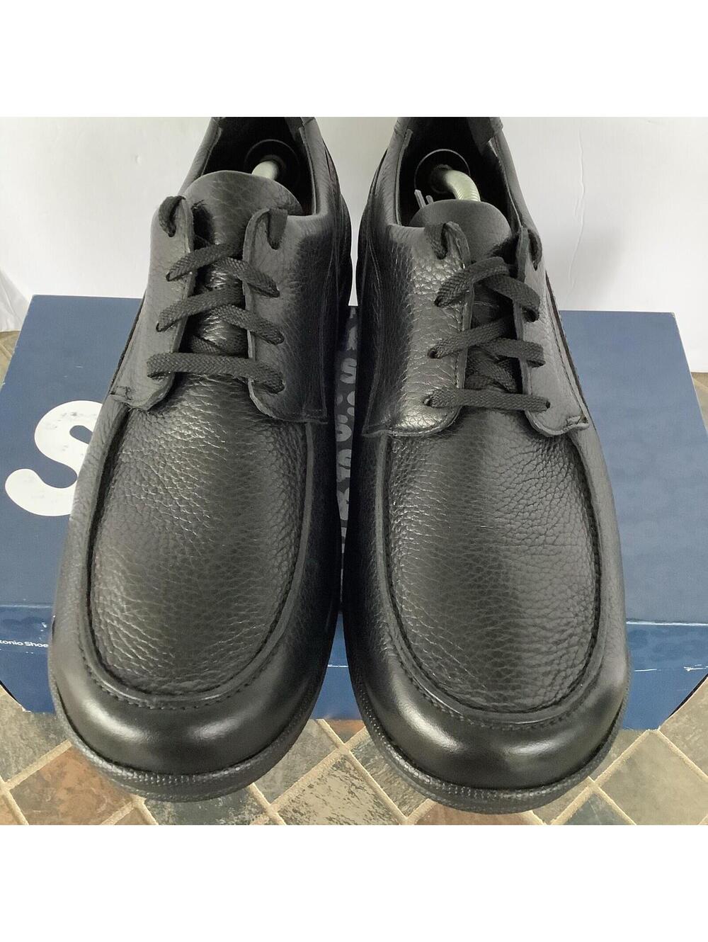 SAS Move On Shoes Men’s Size 14.5 M Black Leather Comfort Casual New